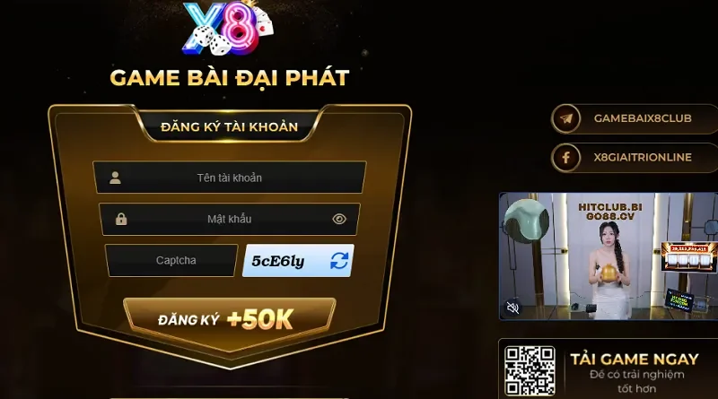 X8 cổng game tài xỉu đẳng cấp
